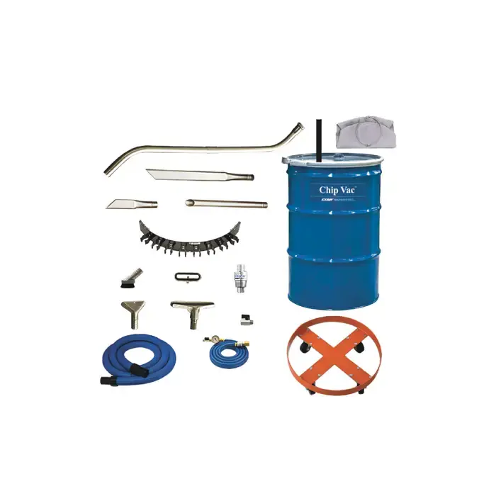EXAIR 6393 55 Gallons Tank Capacity, 1-1/2" Hose Diameter Drum Vacuum Pump Next Day Delivery