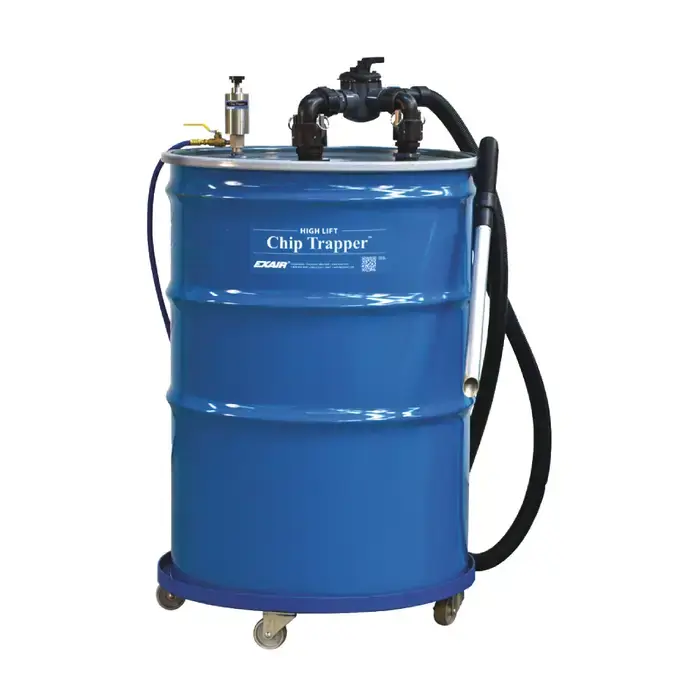 EXAIR 6190-110 110 Gallons Tank Capacity, 1-1/2" Hose Diameter Drum Vacuum Pump Best Choice