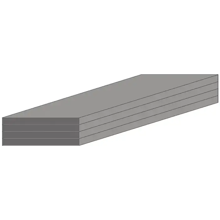 Hassle-Free Returns TTC 73-017-802 1" Thickness, 12" Length, 12" Width Flat Aluminum Stock