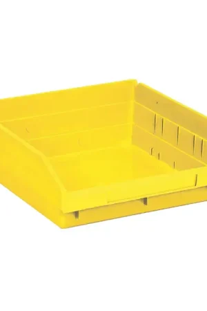 Hassle-Free Returns QUANTUM STORAGE SYSTEMS QSB109YL Economy Shelf Bins Type, Yellow Color, Plastic Material Storage Bin