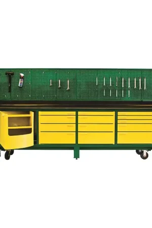 BADASS WORKBENCH 4BAYKL 12‘ Work Bench With Drawers Type, 144" Width, 32" Depth Stationary Work Bench / Table In Demand