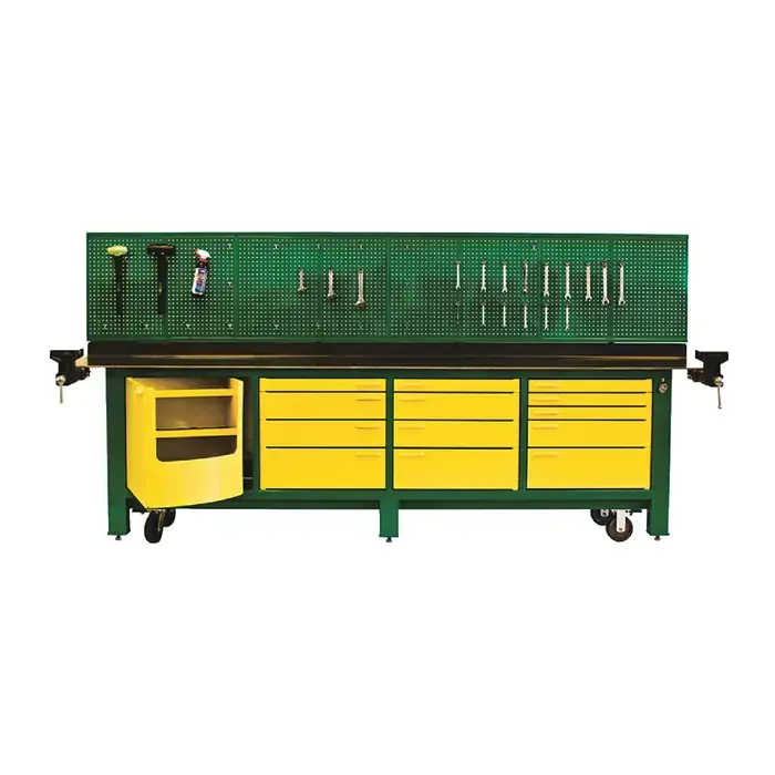 BADASS WORKBENCH 4BAYKL 12‘ Work Bench With Drawers Type, 144" Width, 32" Depth Stationary Work Bench / Table In Demand