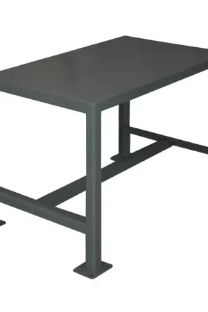 Must Have DURHAM MT243636-2K195 Medium Duty Machine Work Table Type, 24" Width, 24" Depth Stationary Work Bench / Table