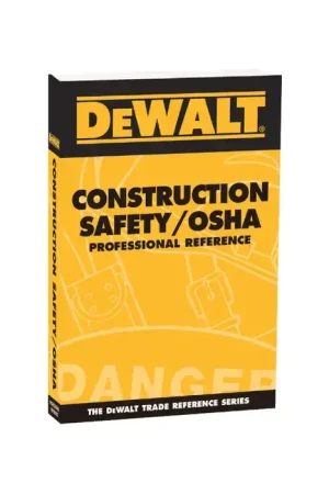 DEWALT 9780977718337 Construction Safety / OSHA Title, DEWALT Author Fresh Stock