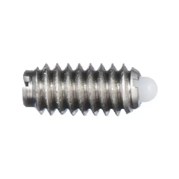 Best Price VLIER SSMD58 3/8"-16 Thread Size, 5/8" Thread Length, 0.110" Projection, Stainless Steel Body, Delrin Nose Threaded Spring Plunger