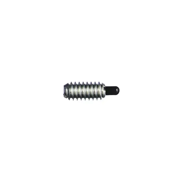 Clearance VLIER MLM4 M4x0.7 Thread Size, 11.10mm Thread Length, 2.40mm Projection, Steel Body, Steel Nose Threaded Spring Plunger