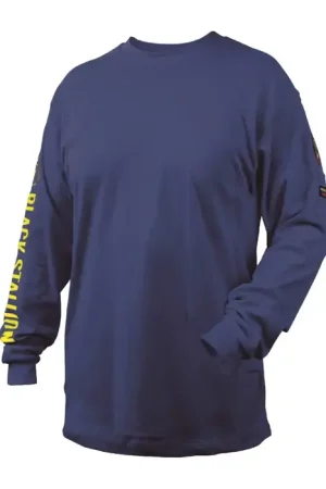 REVCO TF2510-NV-M M Size, Navy Blue Color, Fire Resistant Protection Level Shirt Special Offer