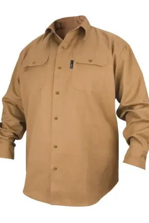 Special Offer REVCO FS7-KHK L Size, Khaki Color, Fire Resistant Protection Level Shirt