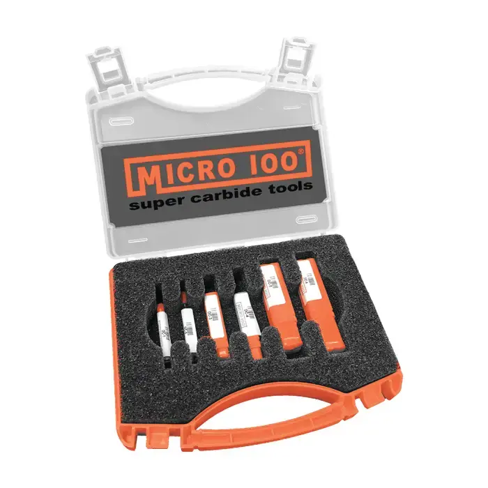 MICRO 100 DC-0 60° DC-0 Industry Standard 60° 6 Pc. Solid Carbide Combination Drill & Countersink Set Discount