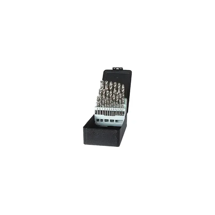 New Release PRECISION TWIST DRILL C29R40SET 1/16" to 1/2" by 64ths Size, 118°, High Speed Steel Screw Machine Length Stub Drills Set