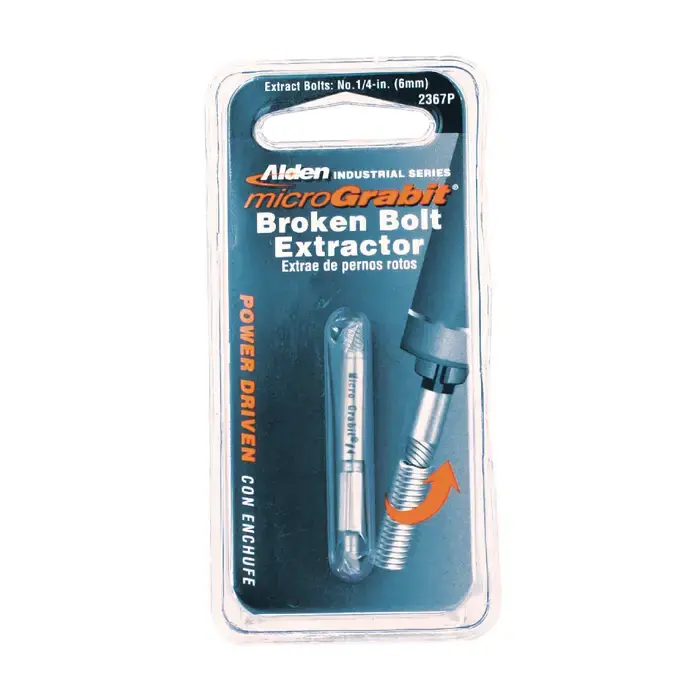 Exclusive Offer ALDEN Model 1907P, M2 High Speed Steel 1 Pc. Bolt Extractor Removes Sizes 10 or 12, 5mm
