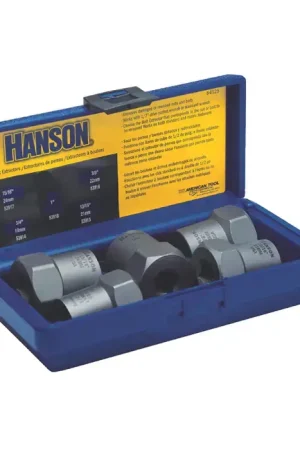 IRWIN Model 54125, High Carbon Steel 5 Pc. Lugnut Extractor Set Removes Sizes 3/4" to 1", 19mm to 24mm Last Chance