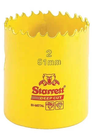 Affordable STARRETT DCH0212-G 2-1/2" Dia., 2" Cutting Depth, Bi-Metal Hole Saws