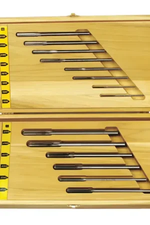 LAVALLEE & IDE 1570DP-W .1230" to .4995" 14 Pc. Straight Flute Straight Shank Chucking Reamer Set Grab Now