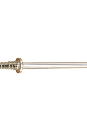 Brand New GROBET 1/8" Shank Nickel Plated Steel Polishing Mandrel - For 17.410 - 17.417