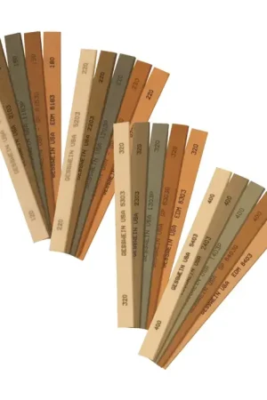 Secure Checkout GESSWEIN 405-2045 Aluminum Oxide (EDM), White Aluminum Oxide (Oil-Treated & GP), Aluminum Oxide (Diemaker) And Premium Silicon Carbide (Moldmaker Plus) Bonded Polishing Stone - 1/4" x 6" 120-400 Grit, Medium to Very Fine Grade