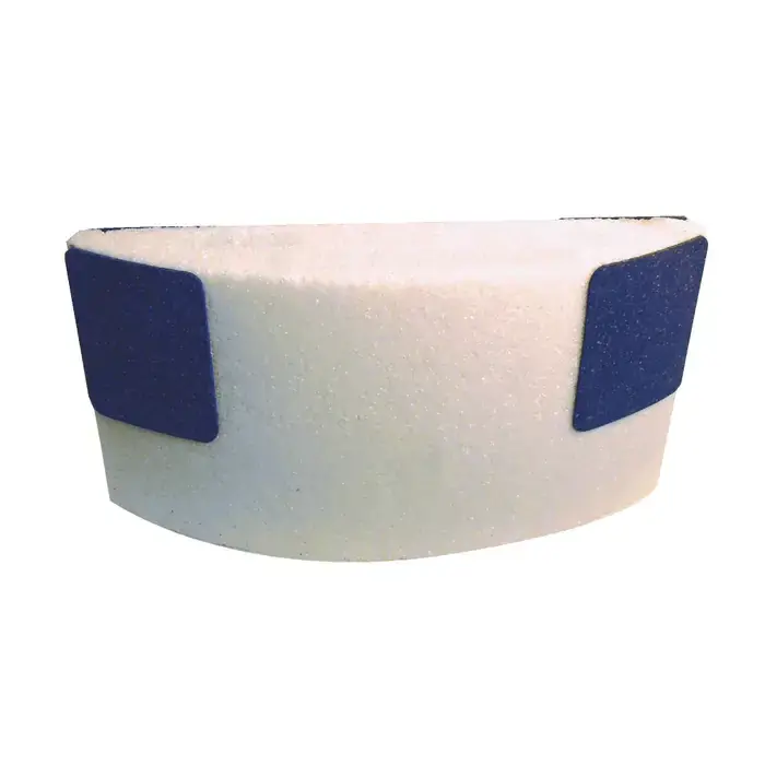 COLONIAL WEST TS0615 3" Width White Aluminum Oxide Diamond Stone - Medium Grade, Cortland CDTXL Segment Shape Final Sale