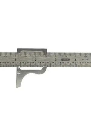 Top Rated GENERAL TOOL 729 Vernier Caliper, 0 - 4" Range, 16ths & 32nds Graduation