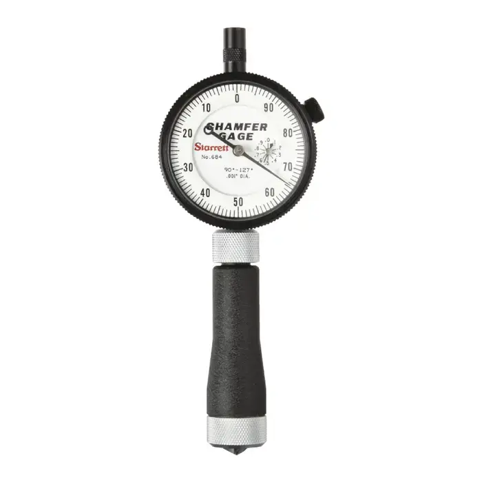 Brand New STARRETT 684-2Z 0 - 1/2" Range, 90° - 127° Angle Range Dial Chamfer Gage