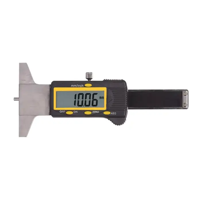 Popular ASIMETO 321-01-0 0 - 1.2" (30mm) Range, 2.36" Base Length, ±.0015" Accuracy Electronic Digital Depth Gage