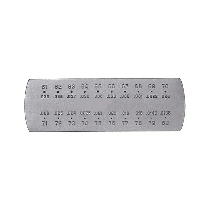 Crafted TTC 13 80 Minimum Size, 61 Maximum Size Drill Gage