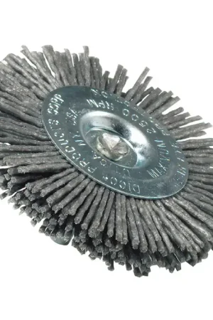 Affordable DICO 505772 Wheel Type Brush - Arbor Hole Thread Size, 4" Outside Diameter, 1/4" Face Width