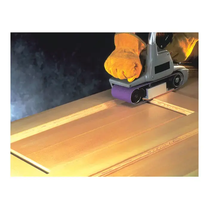 3M 51144814312 80 Grit Abrasive Belt - 4" Width, 24" Length Markdown
