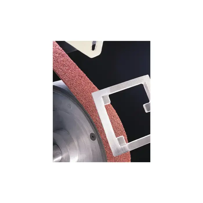 TTC 53-104-037 2" x 132" Aluminum Oxide Non-Woven Belt - Maroon, 150-220 Grit, Medium Grade Authentic