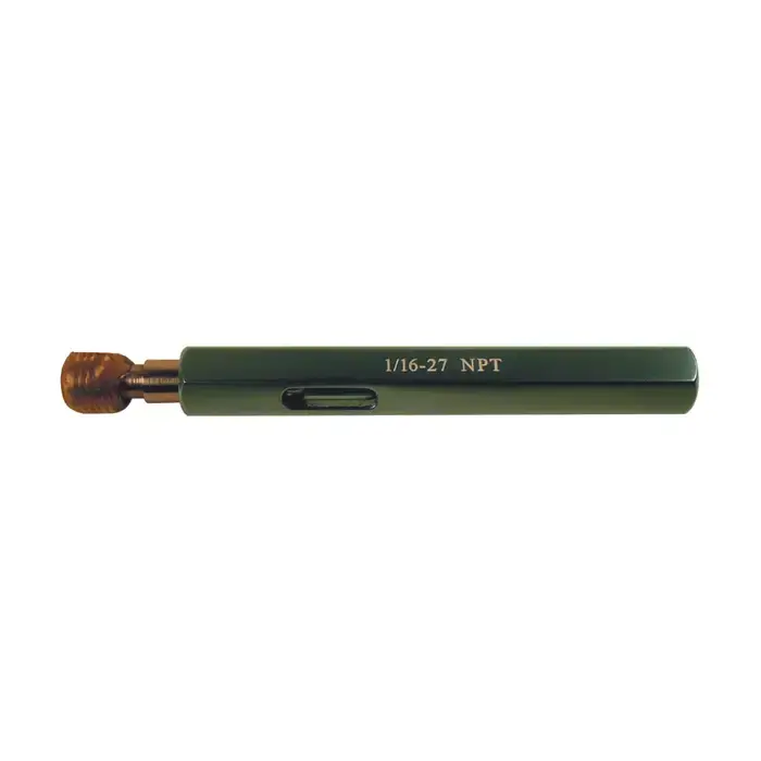Holiday Sale VERMONT GAGE 401116020 NPT Pipe Thread Plug Gage With Handle Type, NPT Style, X Class Threaded Plug Gage