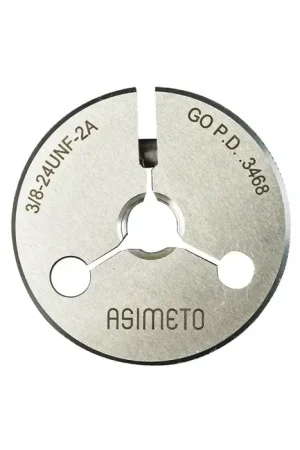ASIMETO 695-21-4 1/4" Size, 28 Pitch, 2A Class, Go Style, UNF Thread Type Threaded Ring Gage Price Drop