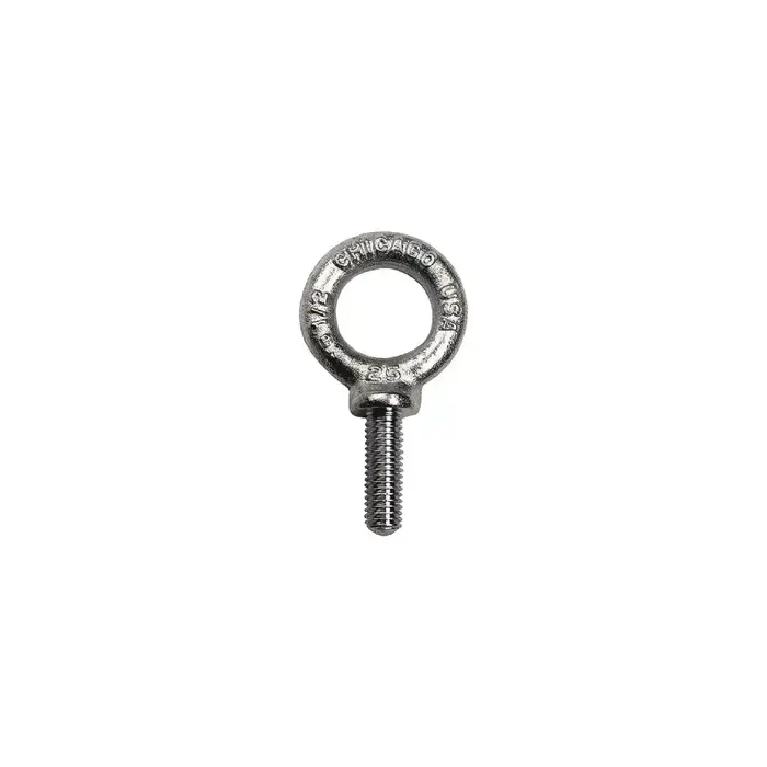 Limited Offer CHICAGO HARDWARE 26068 8 5/8"-11 Thread Size, 1-3/4" Thread Length, Zinc Plated Shoulder Eye Bolt