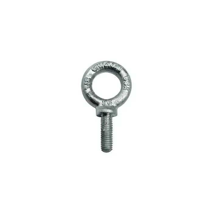 Don't Miss Out CHICAGO HARDWARE 26173 9 5/8"-11 Thread Size, 1-3/4" Thread Length, Hot Galvanized Shoulder Eye Bolt