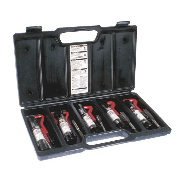 RECOIL 33001 3 Inserts, 1/4"-20 to 3/8"-16 National Coarse Assorted Insert Length STI Thread Repair Set Top Pick