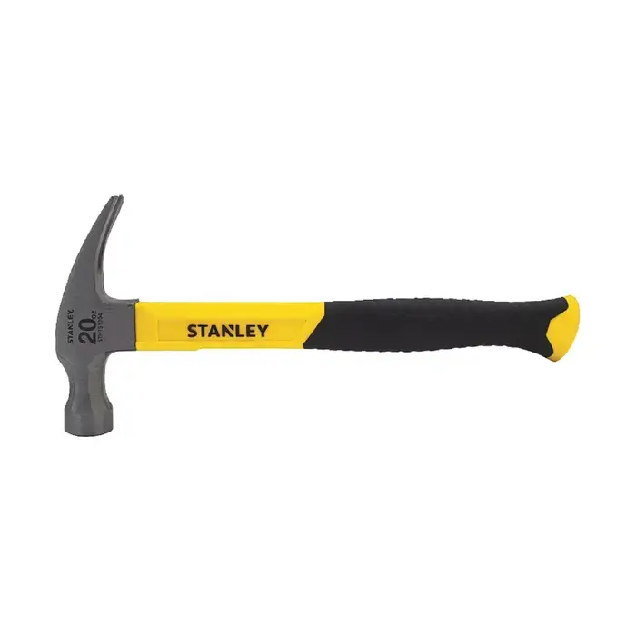 Buy Today STANLEY STHT51304 20 oz. Head Weight, 12-7/8" Overall Length, Fiberglass Handle Material Claw and Ripping Hammer
