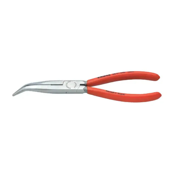 Premium KNIPEX 26 21 200 SBA 2.9" Jaw Length, 7.9" Overall Length, Serrated Jaw Type Slim Line Pliers