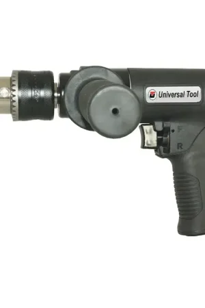 UNIVERSAL TOOL UT2855R 1/2" Chuck Capacity, 0.75 Horsepower, 450 RPM No Load Speed Pneumatic Drill Hot Deal