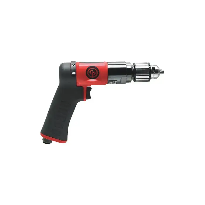 Next Day Delivery CHICAGO PNEUMATIC CP9790C 3/8" Chuck Capacity, 0.5 Horsepower, 2,200 RPM No Load Speed Pneumatic Drill
