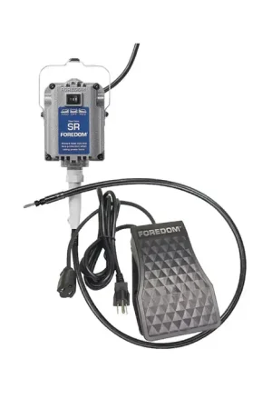 Top Pick FOREDOM M.SR-EM 1/6 HP Motor Hp, 0 - 5/32" Capacity, 500-15,000 RPM No-Load Speed Flexible Shaft Machine Grinder