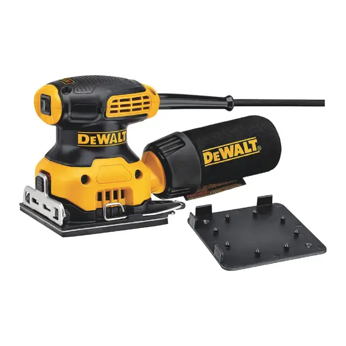 DEWALT DWE6411K 4-1/4" x 4-1/2" Pad Size, Sheet Pad Shape, 14,000 OPM Speed Sander Reduced Price