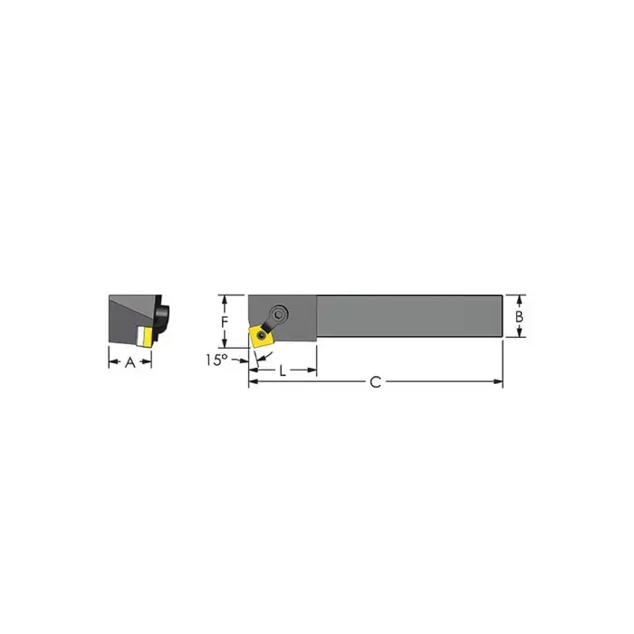 Hot Picks ULTRA-DEX MSKNL 24-6D - MSKNL24-6D, 1.5" External Multi-Clamp Holder - Type M for SNMG64_ Inserts, Left Hand