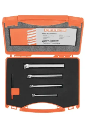 In Demand M100DEX 40-0100 4PC SET - SCLCR Multi-Holders Boring Bar Set, Right Hand