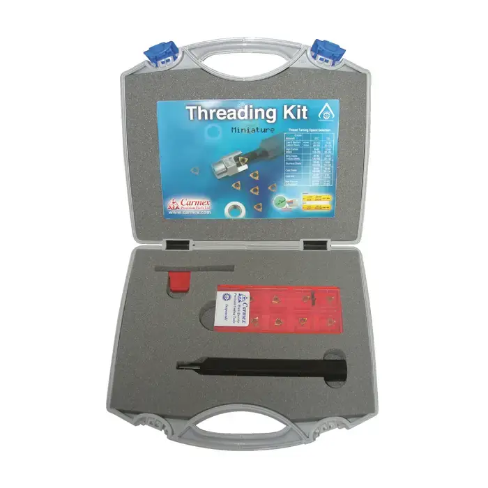 CARMEX KM-60I - Internal Lay Down Threading Set with Inserts, 0.620" Shank, Right Hand Flash Sale