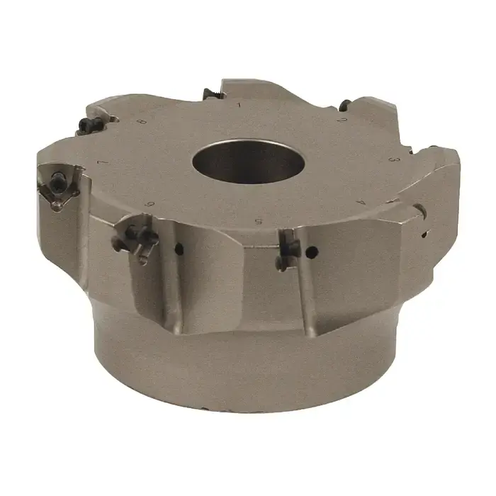 New Arrival KORLOY 1-06-021253 - HRMDCA09400HR-8, 4.000" Hi-Feed Indexable Face Mill for WNMX09T316 Inserts, Right Hand