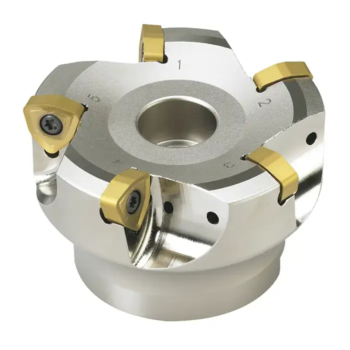 Hassle-Free Returns KORLOY 1-06-037885 - HRMDCA16600R-8, 6.000" Hi-Feed Indexable Face Mill for WNMX160720 Inserts, Right Hand