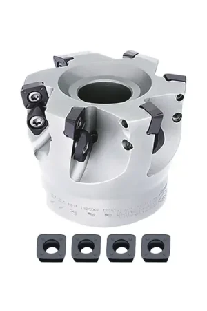 ZCC-CT KIT1-XMR01-08-02 - 2.000" - High Feed Indexable Face Mill Set with Inserts, Right Hand Fast Shipping