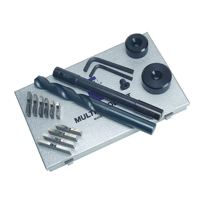 Limited Offer APT ES4 - Hole Making Multi-Tool Set with Inserts, 1.000" Straight Shank, Series E Blades