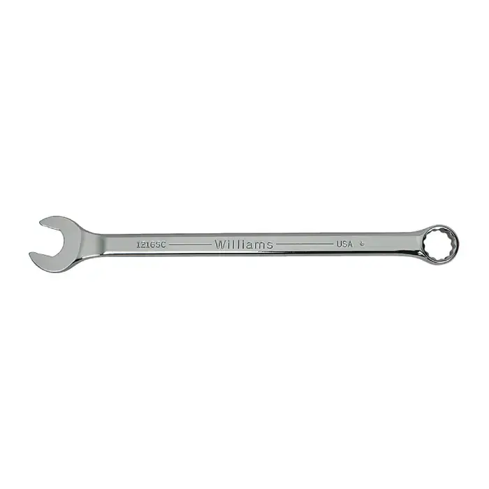 WILLIAMS 1184 Individual Type, 1-3/4" Size, 12 No. of Points Combination Wrench Crafted