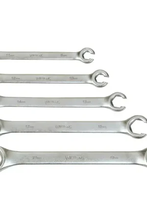 WILLIAMS 11692 5 No. of Pieces in Set, 9 - 21mm Size Range, Standard Set Type Flare Nut Wrench Set Exclusive Offer