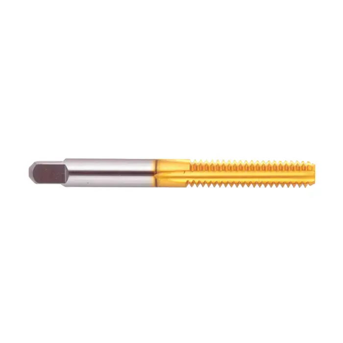 Direct From Factory REGAL 027730AS25 4mm-.70mm Size, D4 Thread Limit, Bottoming Chamfer, 4 Flute, Bright High Speed Steel, Right Hand Cut Straight Flute Hand Tap