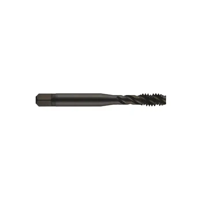 YMW 384687 8-36 Size, H3 Thread Limit, Modified/Semi Bottoming Chamfer, 3 Flute, Black Oxide Vanadium High Speed Steel, Right Hand Cut Spiral Fluted Tap Reduced Price